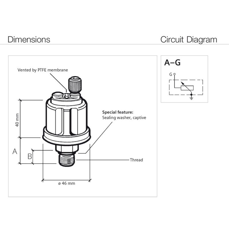 SENSORE PRESS. OLIO 5 BAR