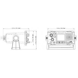 VHF LOWRANCE LINK-6S DSC NERO C/GPS