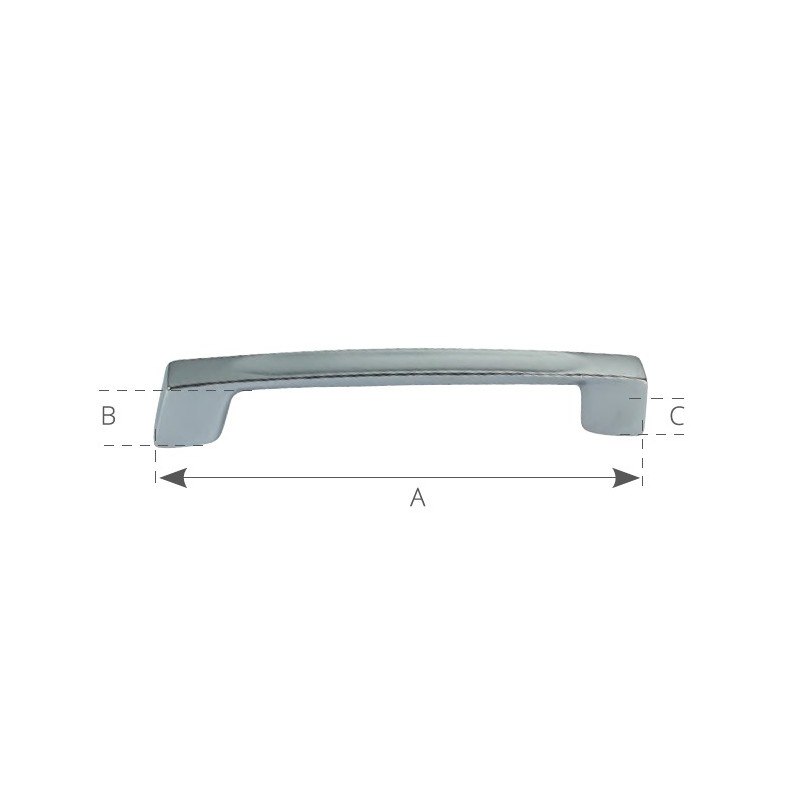 MANIGLIA OTTONE MM.225