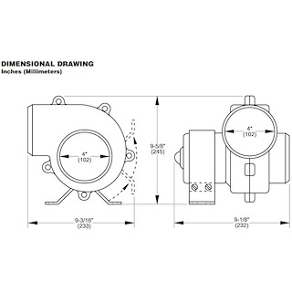 ESTRATTORI ARIA MONTAGGIO A STAFFA
