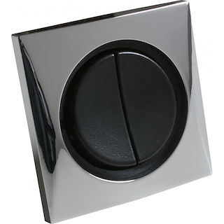 INTERRUTTORE DOPPIO CROMATO