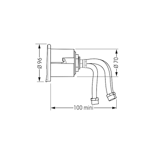 NICCHIA QUADRATA CON MISCELATORE
