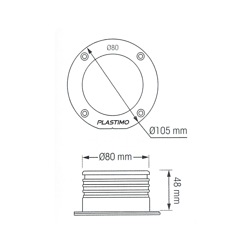 RACCORDO DRITTO EZ AIR MM 80