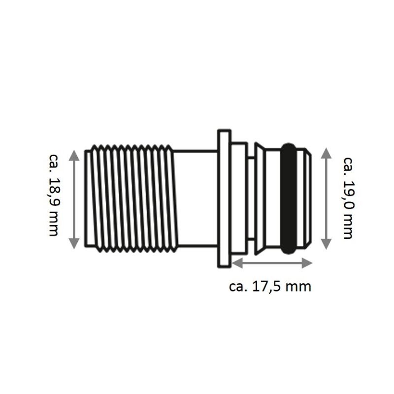 KIT RACC. 1/2' QEST DIRITTO 2PZ