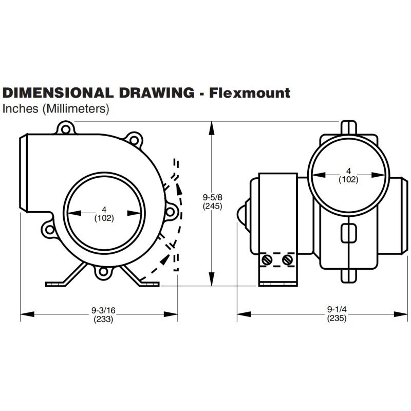 ESTRATTORI ARIA MONTAGGIO A STAFFA ALTE PRESTAZIONI