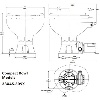 WC QUIET FLUSH E2 COMPACT