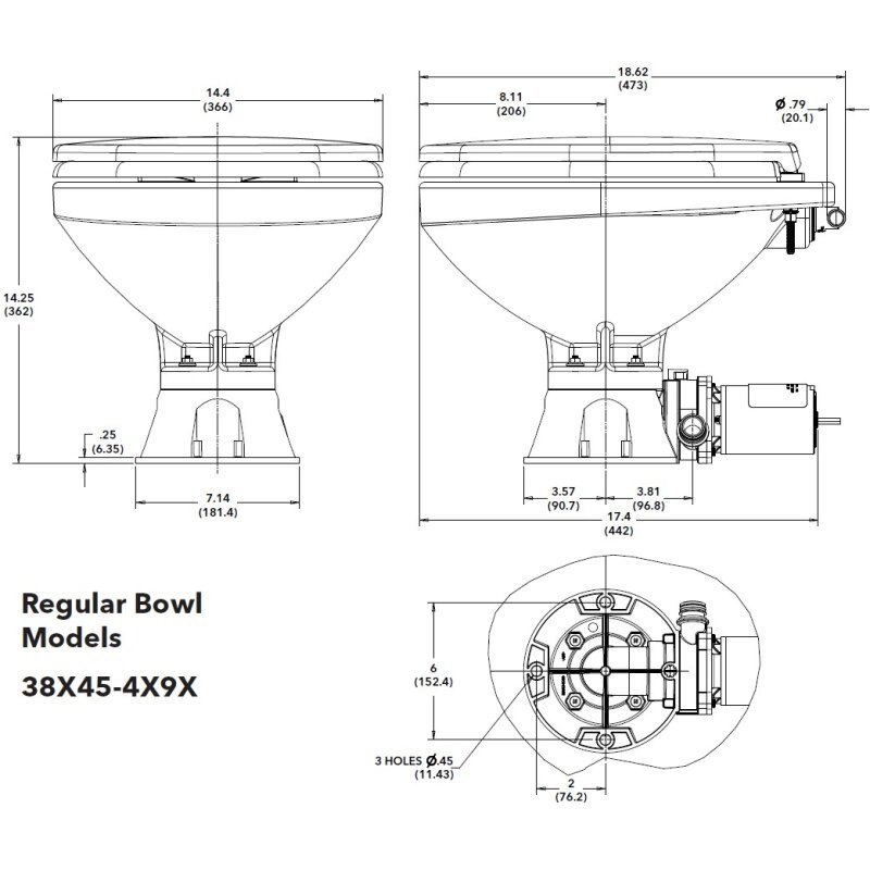 WC QUIET FLUSH E2 REGULAR