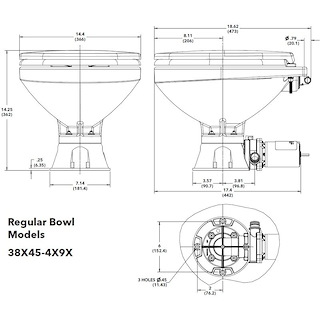 WC QUIET FLUSH E2 REGULAR