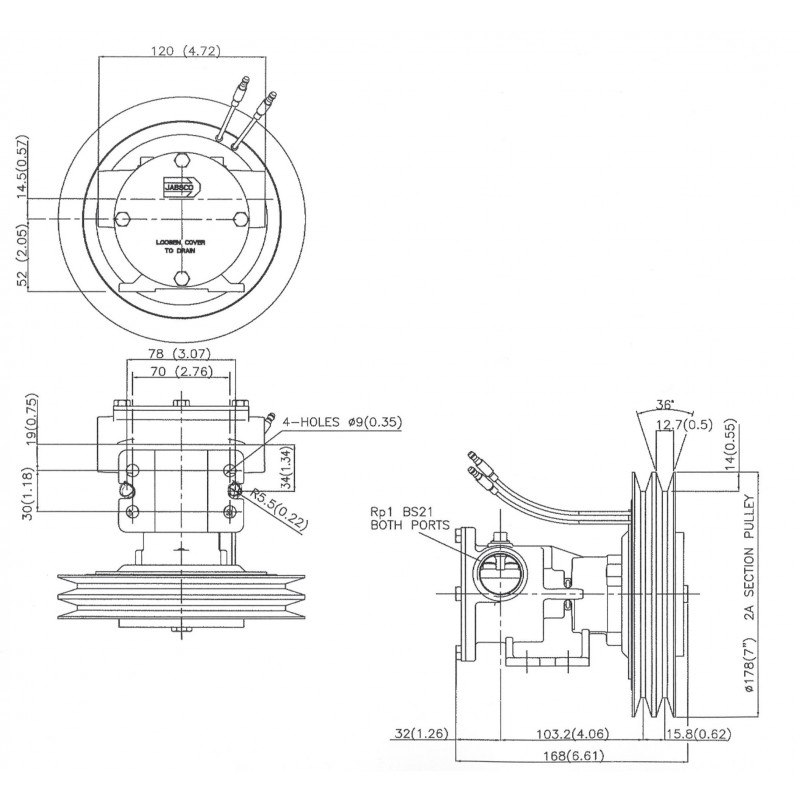 POMPA IN BRONZO 50580-2101