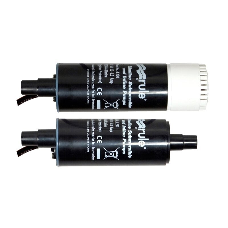 POMPA IN LINEA 200GPH 1/2 12V