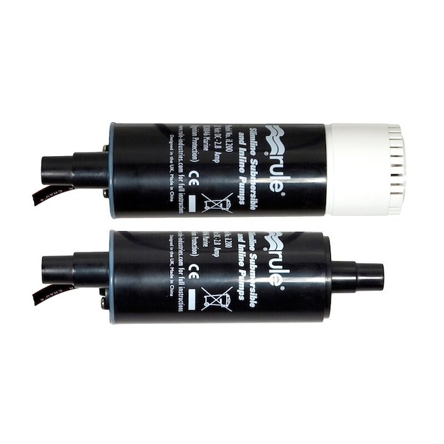 POMPA IN LINEA 200GPH 1/2 12V