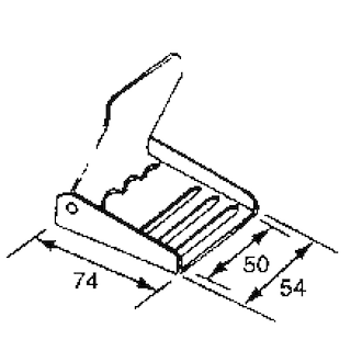 FIBBIA INOX MM. 50X74