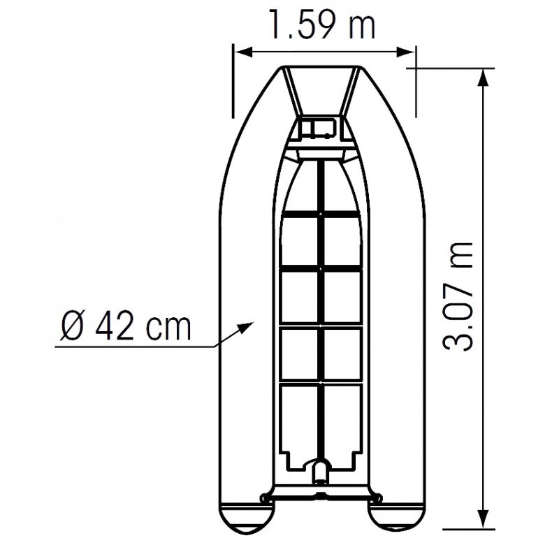 TENDER YACHT SCAFO IN ALLUMINIO