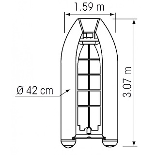 TENDER YACHT SCAFO IN ALLUMINIO