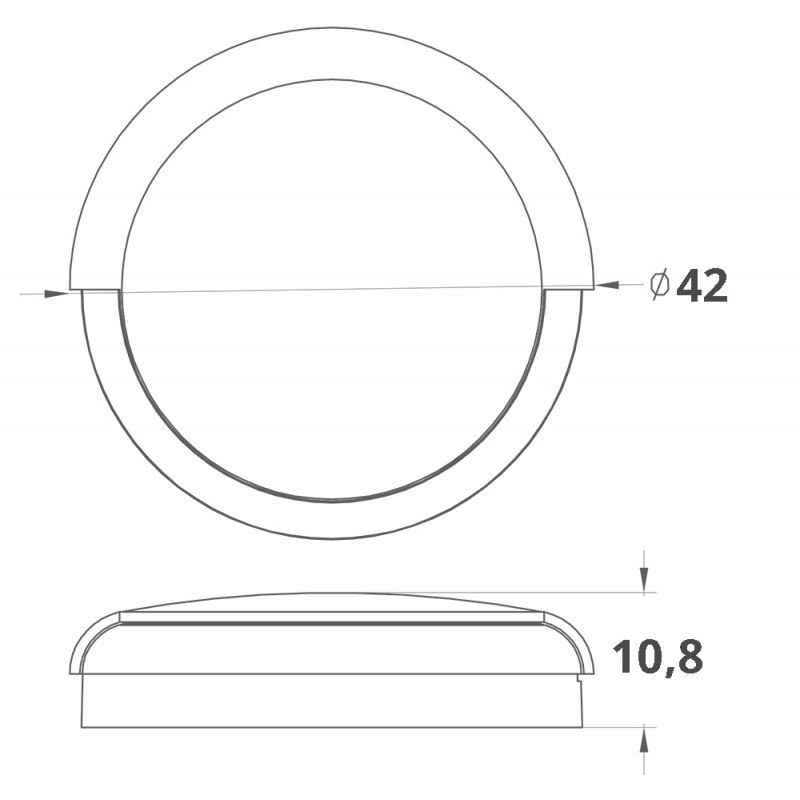 LUCE DI CORTESIA A 9 LED 12V