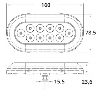 LUCE SUBACQUEA A LED (10X3W)