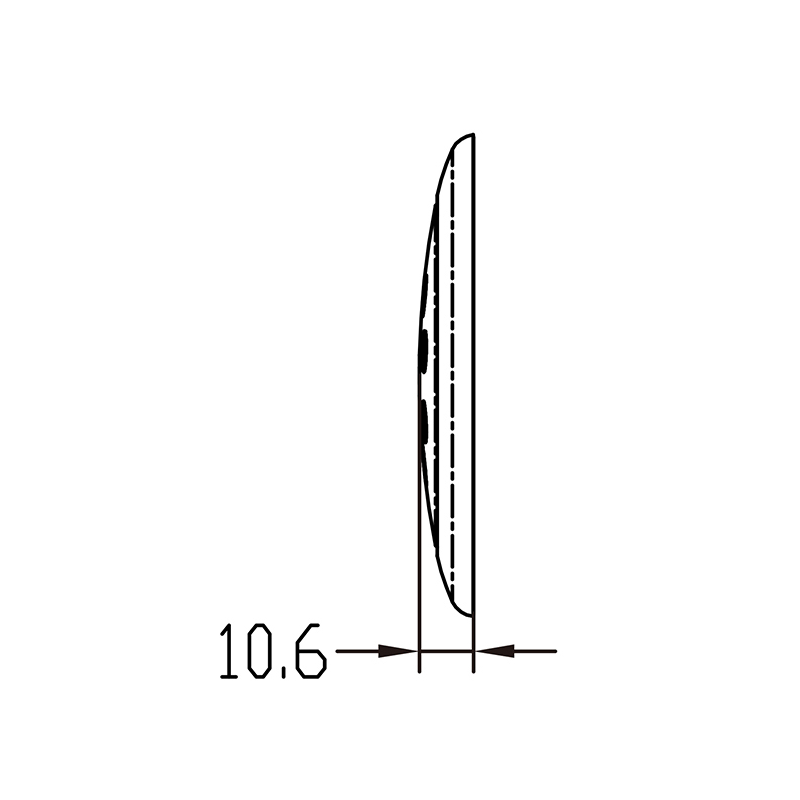 PLAFONIERA INOX A 5 LED Ø MM.94x11h