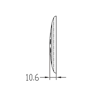 PLAFONIERA INOX A 5 LED Ø MM.94x11h