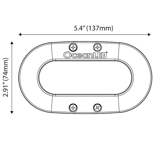 LUCE SUBACQUEA SERIE X 4 LED
