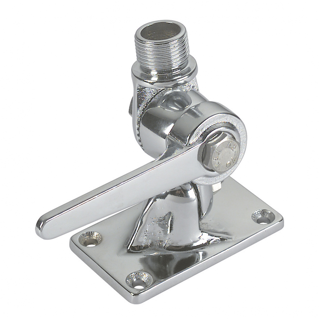 BASE ANTENNA OTTONE DOPPIO SNODO