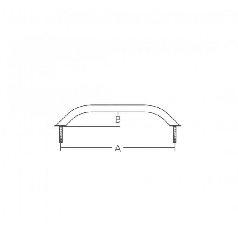 MANIGLIA IN ACCIAIO INOX AISI 316