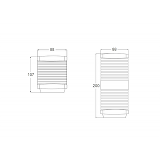 FANALE SERIE 2984 TRICOLORE