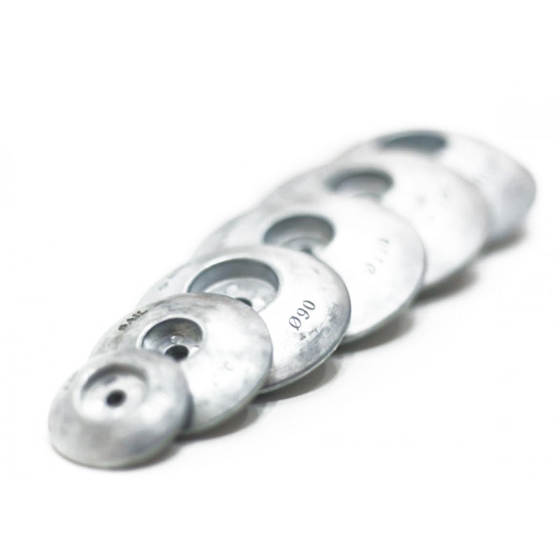 COPPIA ANODI ZINCO FLANGIA TONDA