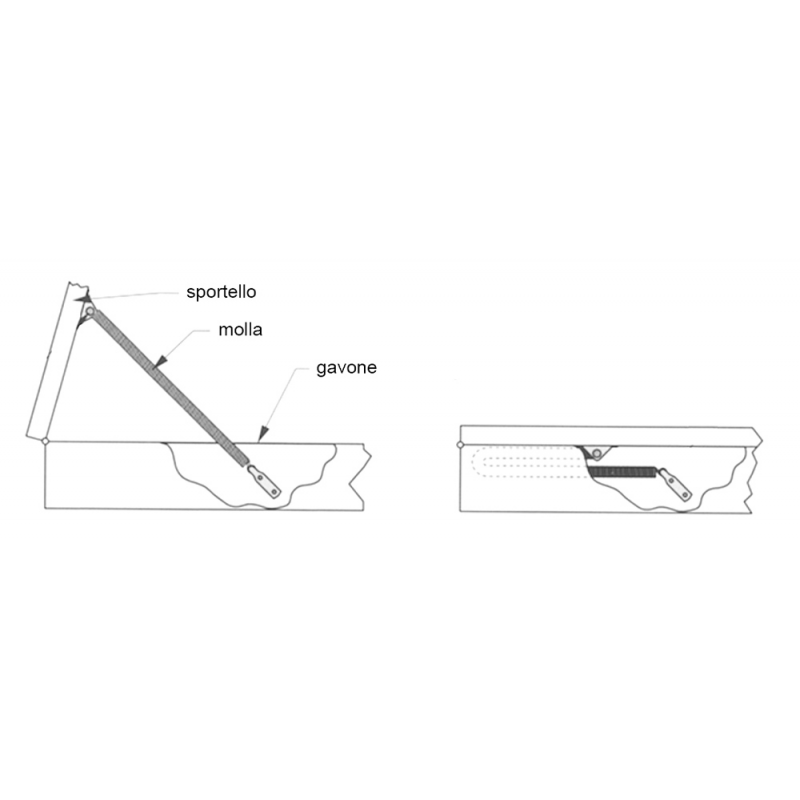 COMPASSO A MOLLA INOX