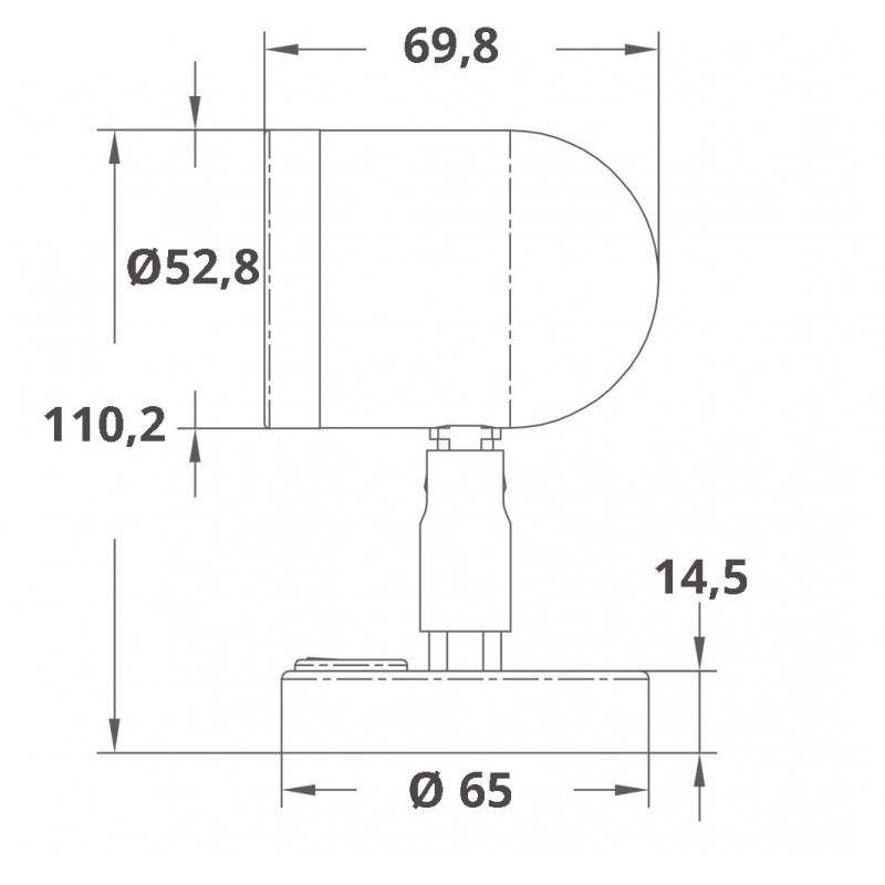 FARETTO A LED ACCIAIO INOX