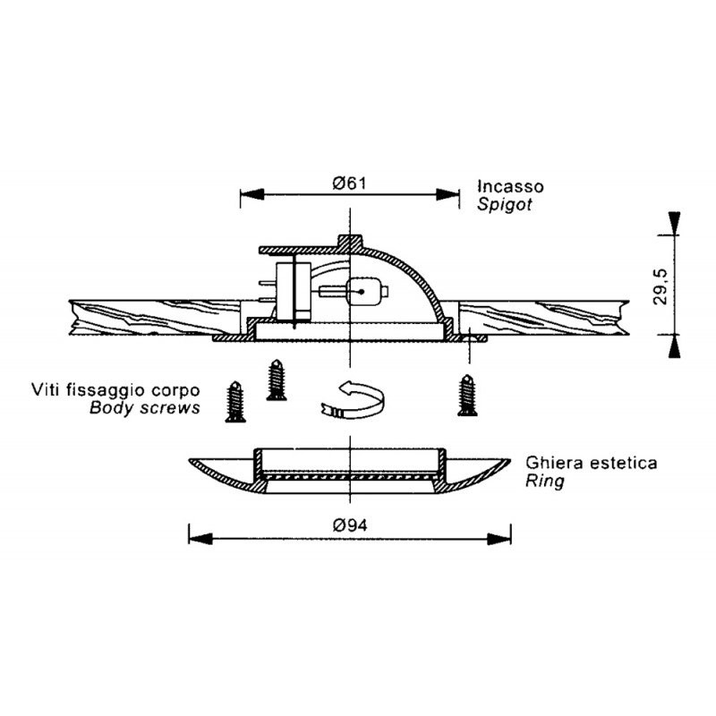 FARETTO OTT. CROMATO SEXTANS L