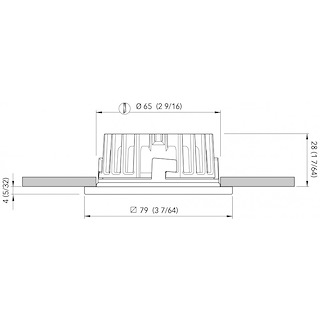 FARETTO AD INCASSO MARINA HP