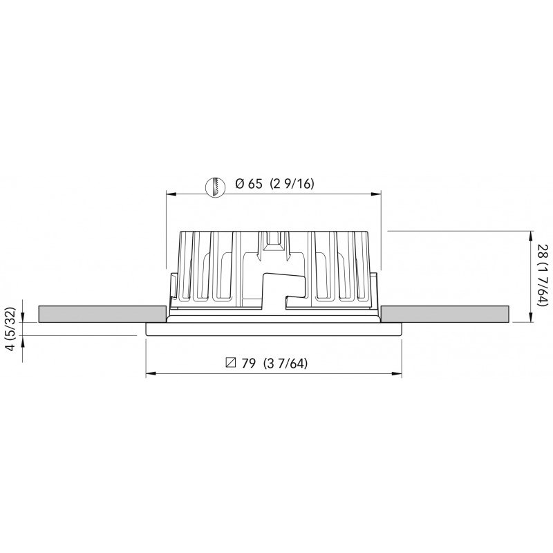 FARETTO AD INCASSO BLAKE HP