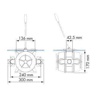 POMPA A MANO DOPPIO EFFETTO