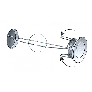 FARETTO AD INCASSO CRISTIAN 7W