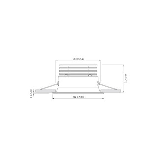 FARETTO AD INCASSO CRISTIAN 7W
