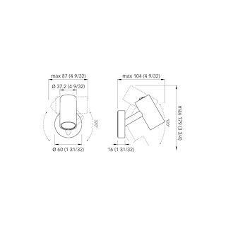 FARETTO ORIENTABILE MOD.ROBIN