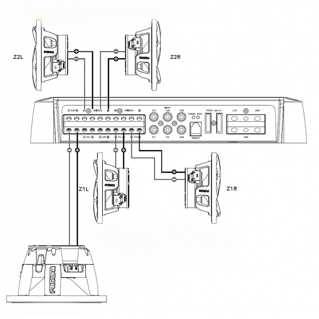 AMPLIFICATORE MS-AP61800 6 CANALI
