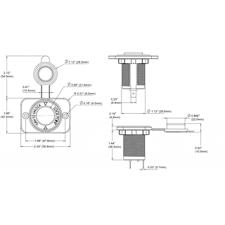 PRESA ACCENDISIGARI 12V. NERA