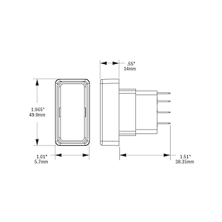 INTERRUTTORE CONTURA PER SOLENOIDI