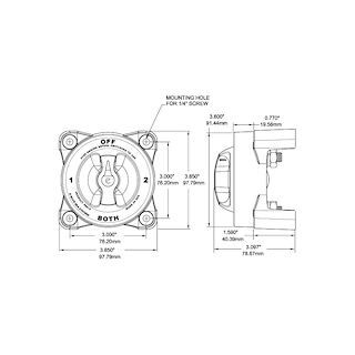 STACCA BATTERIA ON-OFF SERIE HD