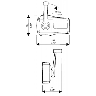 SCATOLA COMANDO B89 AVORIO
