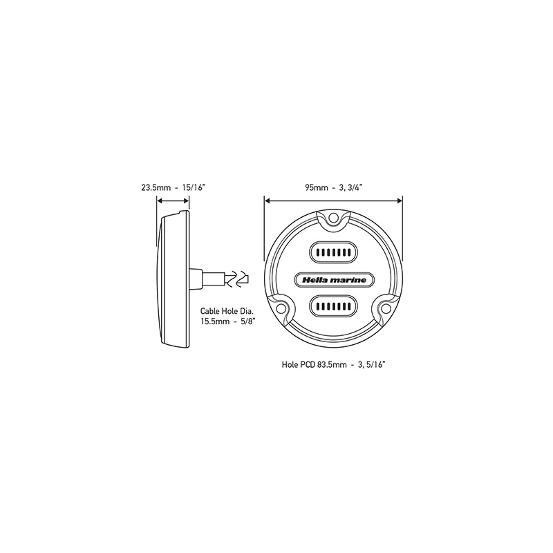 FARO SUBACQUEO A LED APELO A2