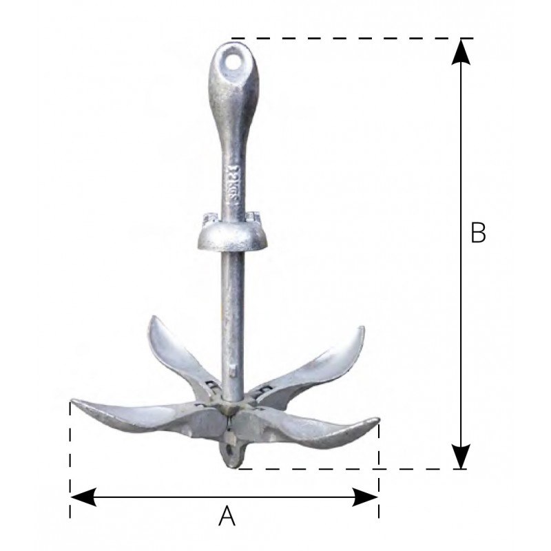 ANCORA OMBRELLO PATTE SFILATE