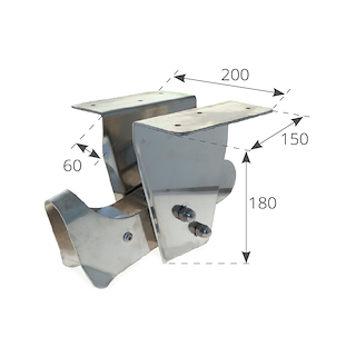 MUSONE DI PRUA INOX AD INCASSO