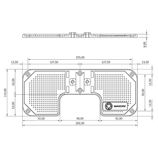 SOLO PIASTRA PROTEGGI POPPA