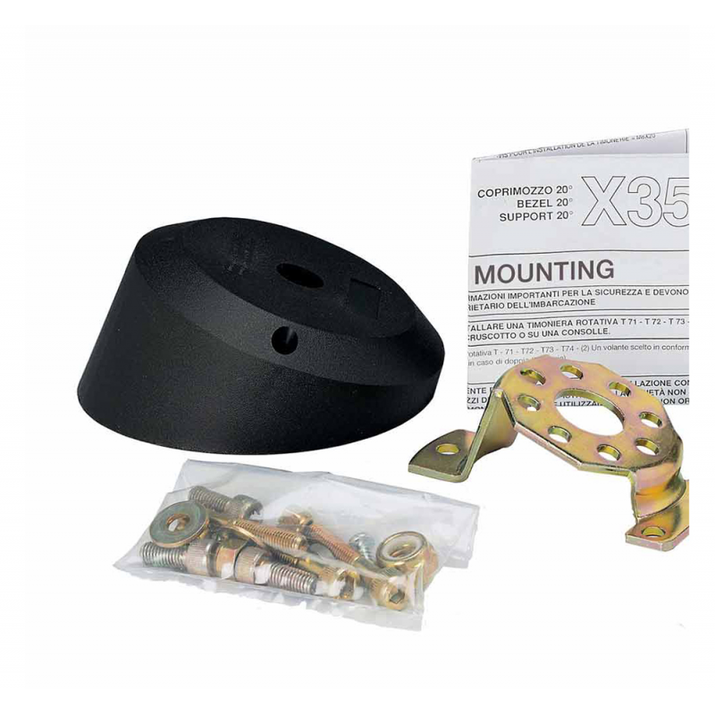 X35 COPRIMOZZO NERO A 20°