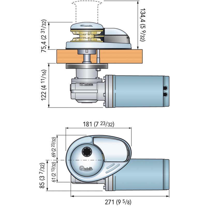 DP1 C/CAMPANA 500W 12V B.6