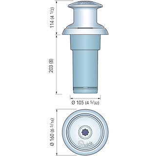 TOTEM 800W 24V CAMPANA Ø MM.130