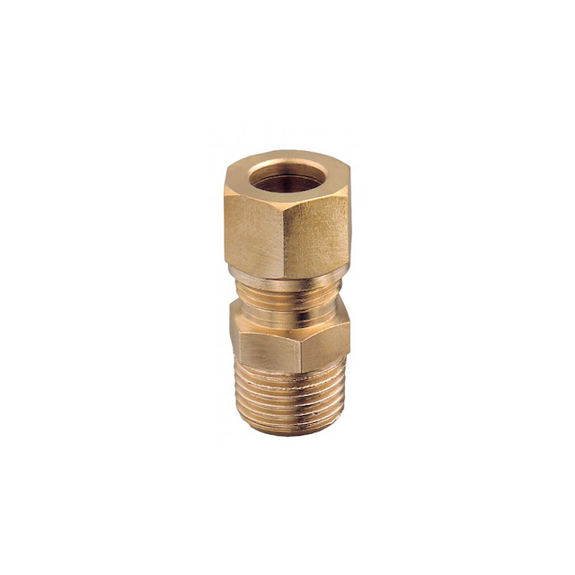 RACCORDO DRITTO IN OTTONE