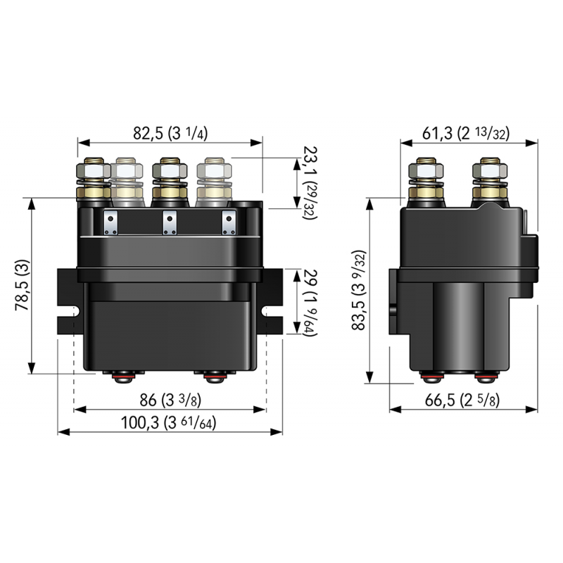 TELERUTTORE 4 TERMINALI